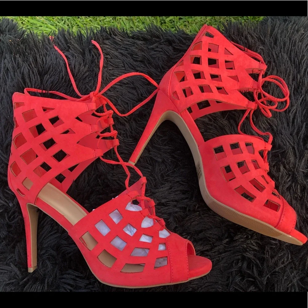 Brand New!!! HOT Coral Heels